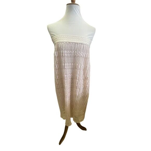 Channa Champagne Lace Fully Lined Pleated Midi/Maxi Skirt NWOT - Picture 8 of 16